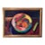 Mid 20th Century Post -Impressionist Still Life Fruit in the Bowl Painting on Canvas by B. Innes For Sale