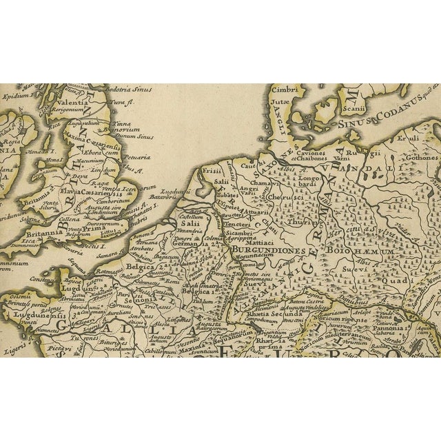 Roman Empire Map by Moll, 1730 For Sale - Image 9 of 10