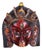 Asian Facial Mask in Lacquered and Painted Wood, 1890s For Sale