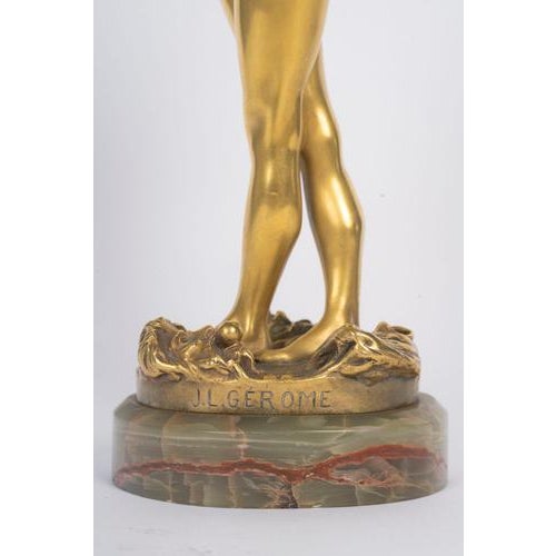 Sculpture of a Dancer, 19th Century, Gilded Bronze For Sale - Image 5 of 13