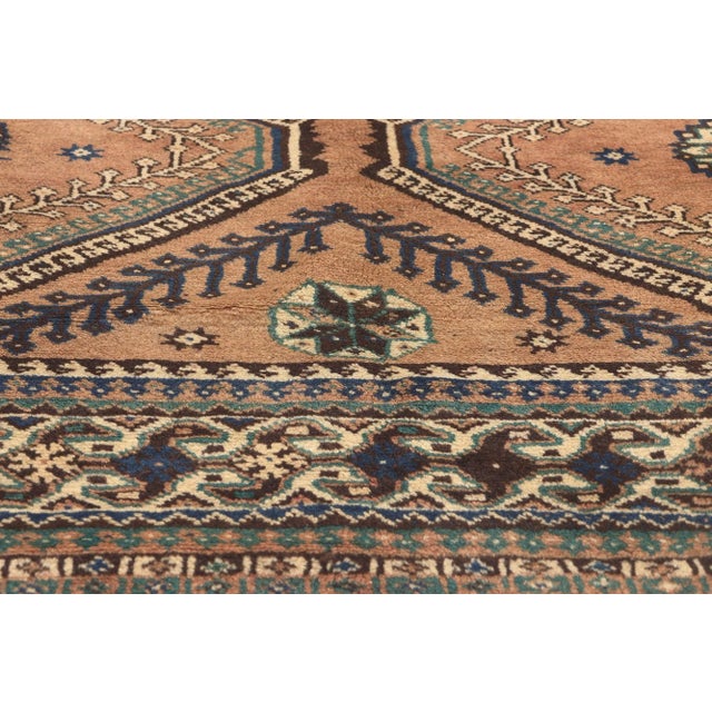 Mid 20th Century Mid 20th Century Vintage Persian Shiraz Rug - 06'05 X 10'05 For Sale - Image 5 of 9