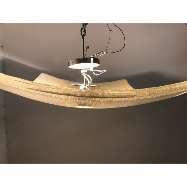 Mid-Century Modern Large Mid-Century Murano Glass Flush Mount For Sale - Image 3 of 8