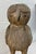 1950s 1950s Share Large Hand Carved Solid Wood Folk Art Owl Sculpture Statue Figure For Sale - Image 5 of 10