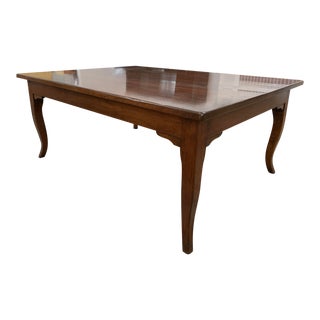 Traditional Walnut Coffee Table For Sale