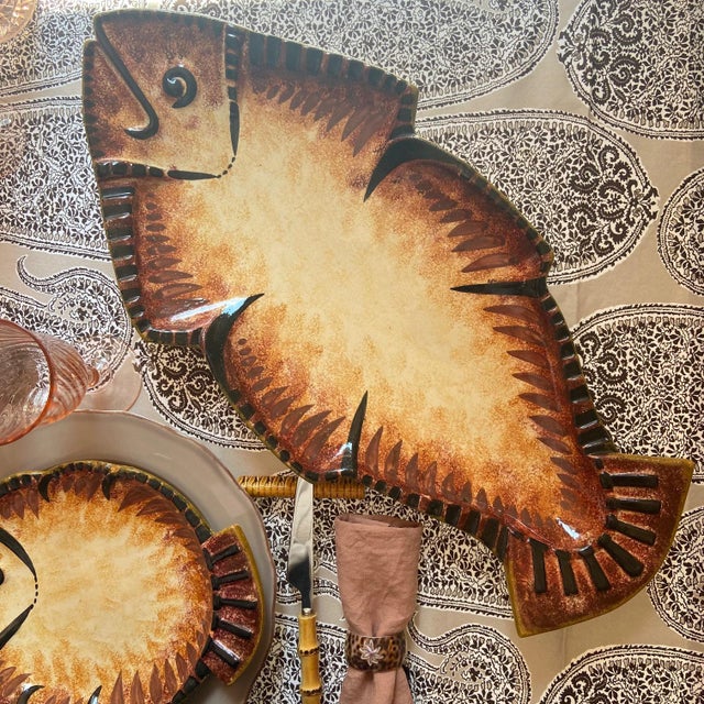 Fish Service by Paul Fouillen, 1950, Set of 11 For Sale - Image 4 of 9