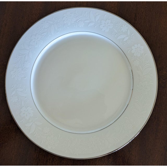 Family Gathering! 1970s 92 Piece of White With Floral Edges Noritake Rainer 6909 China Set For Sale - Image 9 of 15