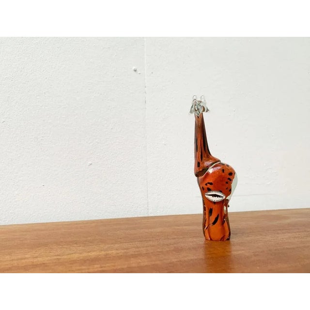 Vintage Handmade African Glass Giraffe from Ngwenya Glass For Sale - Image 15 of 18