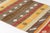 1960s Mid 20th Century Earthy Red, Yellow & Taupe Flatweave Kilim For Sale - Image 5 of 10