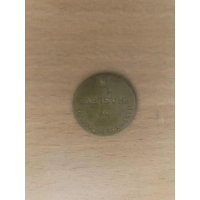 Vintage Round Side Table from Haslev Møbelsnedkeri, 1980s For Sale - Image 4 of 7