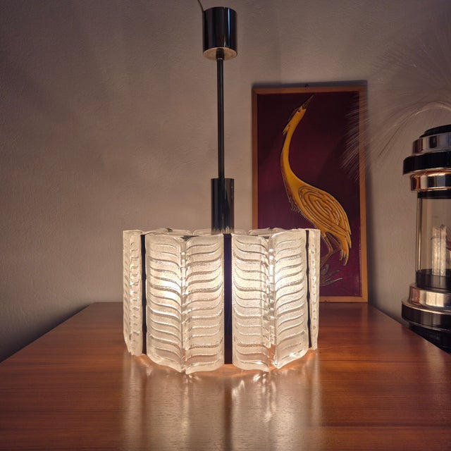 Mid-Century Modern Mid-Century Modern Ceiling Lamp from J.T. Kalmar, 1960s For Sale - Image 3 of 8