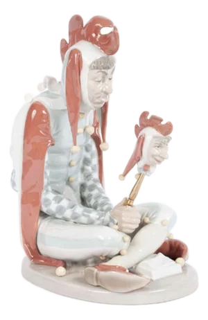 Norman Rockwell Court Jester Statue by Lladró Porcelain, Ltd 1234/5000