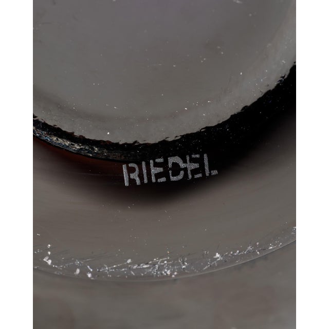 Black Black Textured Art Glass Vase by Claus Josef Riedel for Riedel, Austria, 1980s For Sale - Image 8 of 10