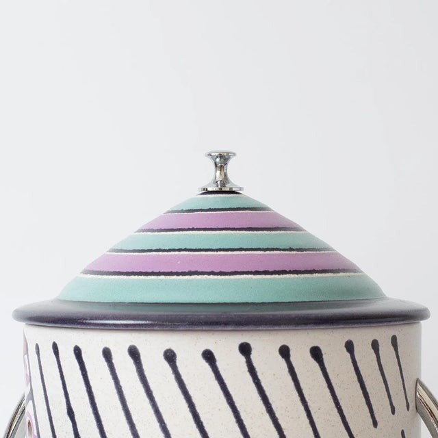 Postmodern Ceramic Containers from Kupfermühle Keramik, 1980s, Set of 3 For Sale - Image 6 of 7