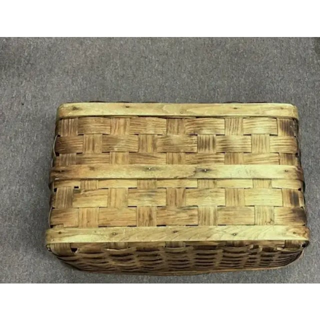 Antique American Hickory Basket For Sale In New York - Image 6 of 6