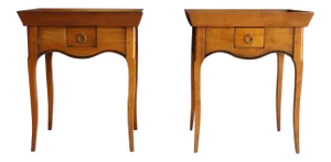 De Bournais French Provincial End Tables - a Pair