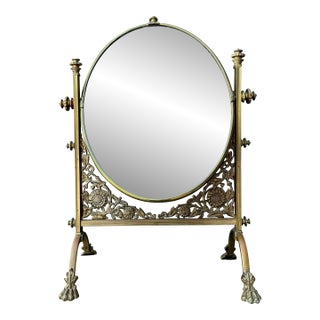 Vintage 19th Century Convent Reliquary Mirror For Sale