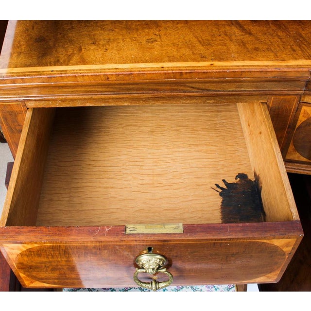 Edwardian Sheraton Revival Mahogany Sideboard, 19th Century For Sale - Image 11 of 18