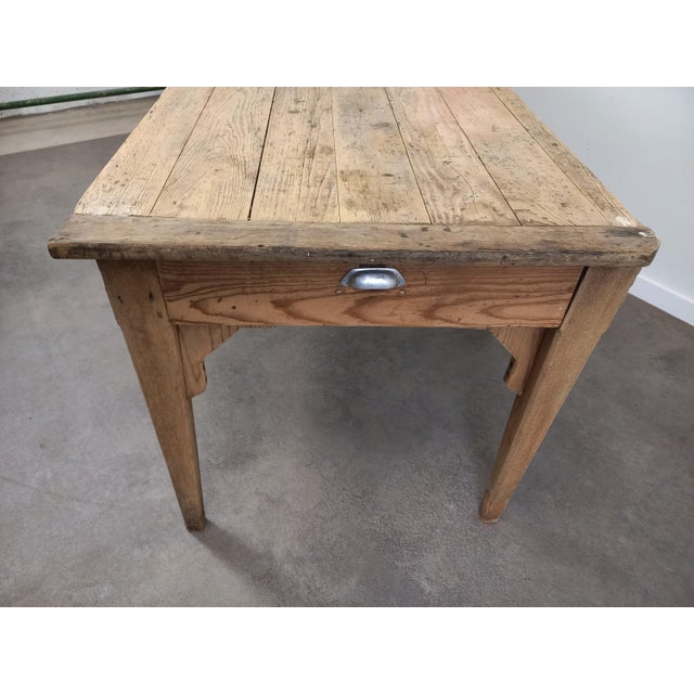 Rustic Farm Table, 1890s For Sale - Image 4 of 18