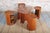 Mid-Century Modern Nesting Table in Oak and Smoked Glass, Czech, 1960s, Set of 5 For Sale - Image 4 of 11