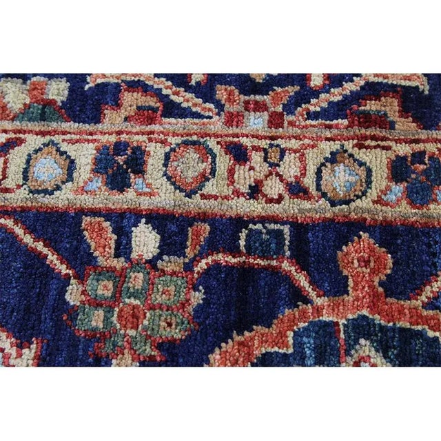 Red 2010s Handwoven Bakhtiari Style Area Rug 10’4″ X 13’9″ For Sale - Image 8 of 12