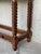 18th Carved Two-Drawer Baroque Spanish Walnut Console Table With Iron Hardware For Sale - Image 9 of 13