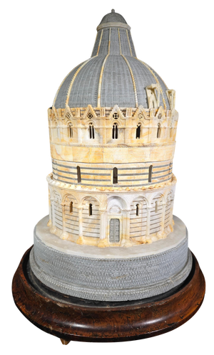 Sculpture of the Baptistery, Pisa, 1860s