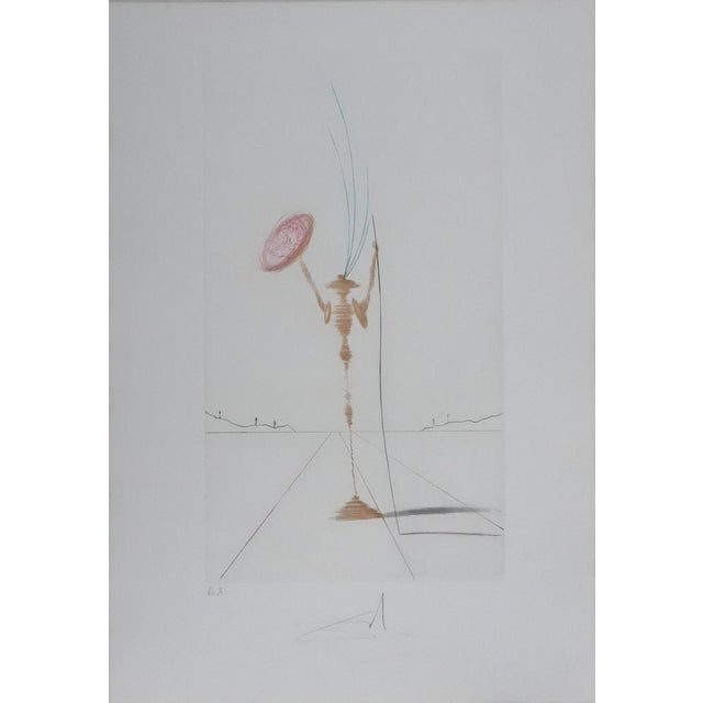 Salvador Dali, Don Quixote, Original Signed Engraving For Sale - Image 9 of 9
