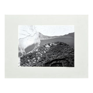 Incoming Tide - Black & White Vintage Abstract Seascape Photograph by James Deike For Sale