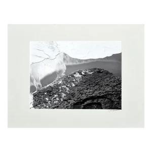 Incoming Tide - Black & White Vintage Abstract Seascape Photograph by James Deike