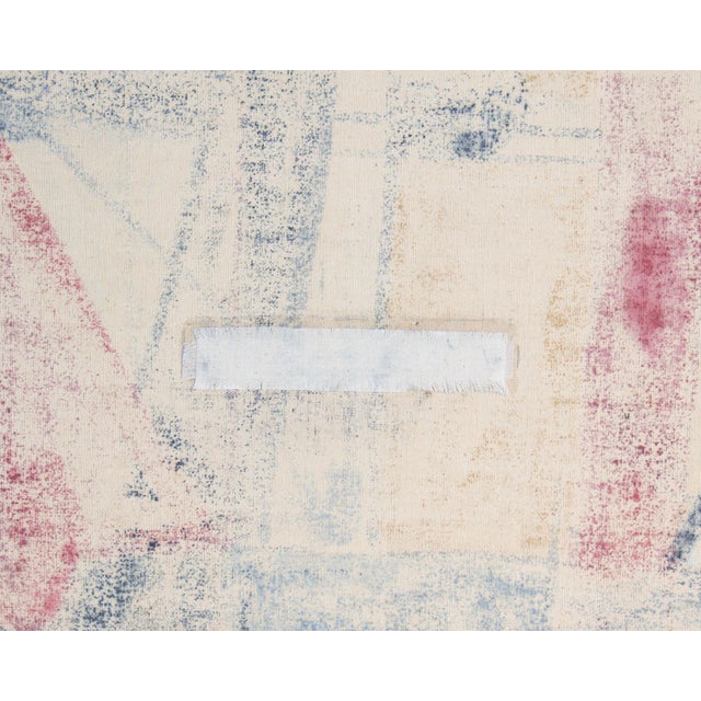 1950s Abstract Oil on Canvas Painting by Charles Mussett For Sale - Image 4 of 10