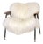 Vintage Armchair in Sheepskin and Wood by Gastone Rinaldi, 1950s For Sale