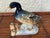 Mid 20th Century Japanese Blue Porcelain Duck Figurine For Sale - Image 4 of 8