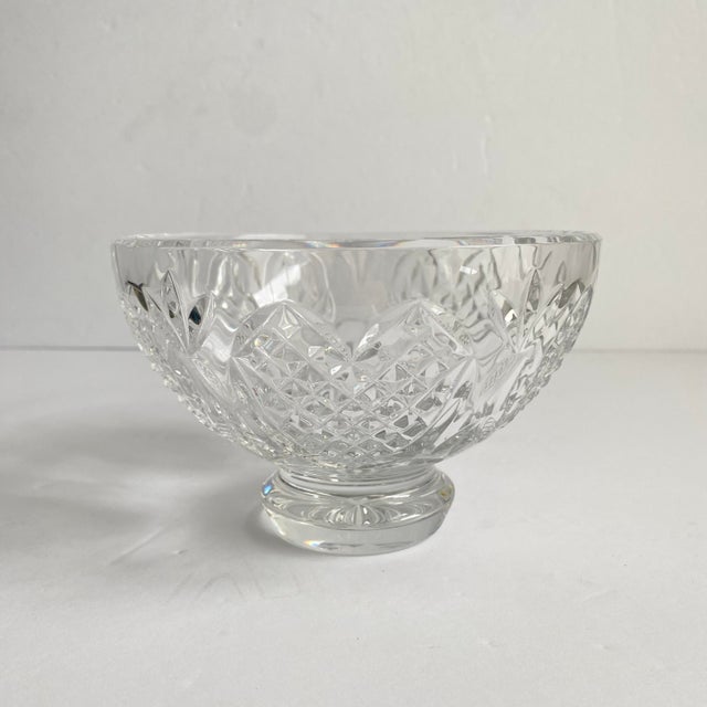 Waterford Crystal Footed Bowl Heirloom Wedding Heart Love Catchall Dish Makes a beautiful gift or addition to your...