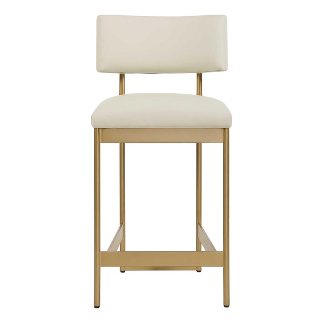 Apsley Gold Counter Stool For Sale