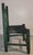 Childs Hand Painted 19thc Ladder Back Chair With Leather Seat For Sale - Image 4 of 6