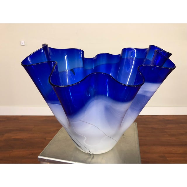 Dan Bergsma Art Glass Vase Chairish