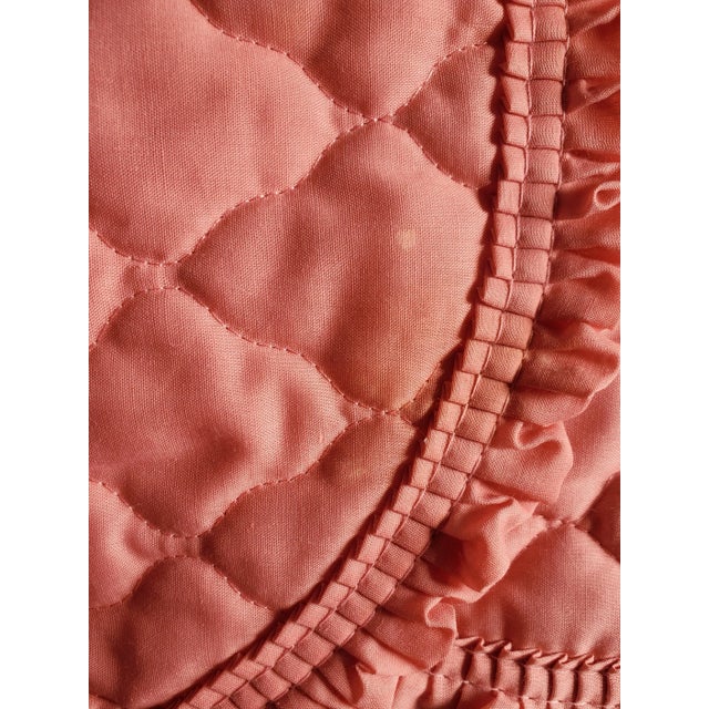 Set of 6 Vintage Dusty Rose Cottage Style Placemats For Sale - Image 4 of 4