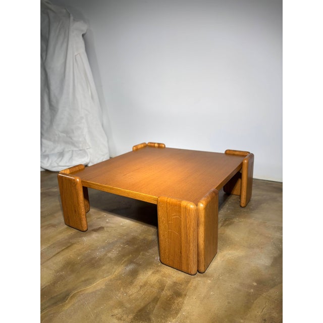 Oak Coffee Table by Mario Marenco for Mobilgirgi, Italy, 1970s For Sale - Image 17 of 18