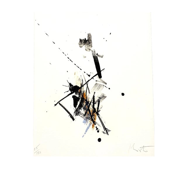 Jean Miotte - Abstract Composition - Original Signed Lithograph 1972 For Sale - Image 3 of 9