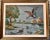 Vintage Framed Needlepoint Landscape With Ducks For Sale In New York - Image 6 of 9