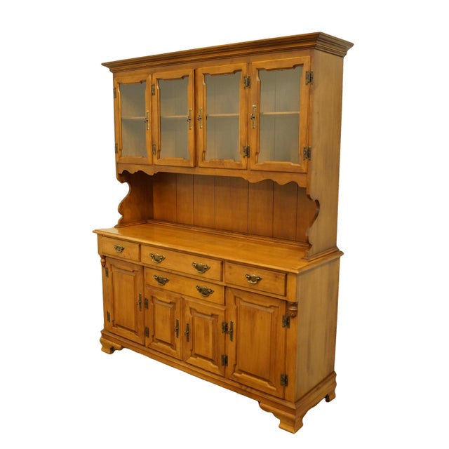 Tell City Solid Hard Rock Maple Colonial Style 60" Buffet W. China