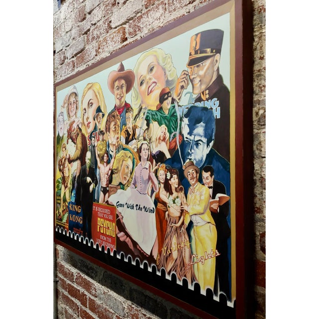 Blue Ralph Massey -History of Hollywood From the Beginning - Painting For Sale - Image 8 of 12