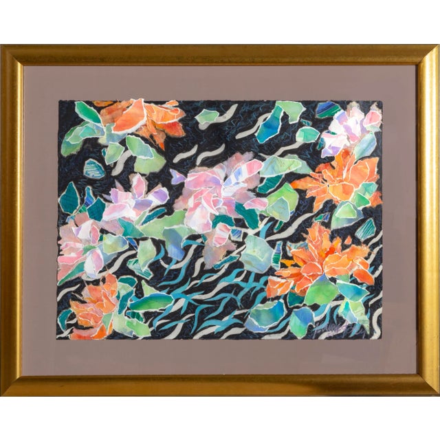 1980s Flower Field, Collage For Sale - Image 5 of 5