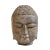Mid 20th Century Black Stone Buddha Head Statue For Sale In Los Angeles - Image 6 of 6