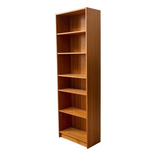 Vintage Danish Modern Teak Bookcase For Sale