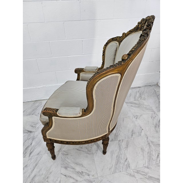 Early 1900s French Antique Side Chair For Sale - Image 4 of 12