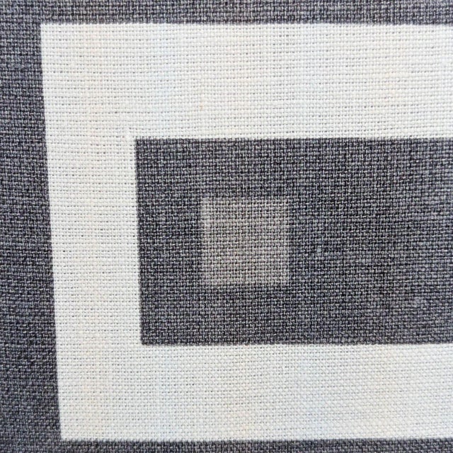 Textile Attributed Mitchell Gold + Bob Williams Upholstered Parsons Dining Chair For Sale - Image 7 of 7