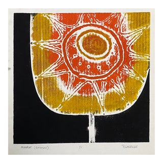 1970s Tina Blakeslee Abstract Monoprint For Sale