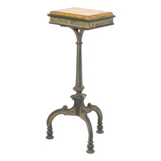 French Cast Iron Telephone Table For Sale