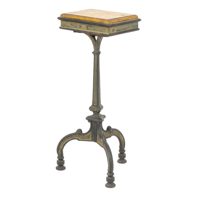 French Cast Iron Telephone Table For Sale